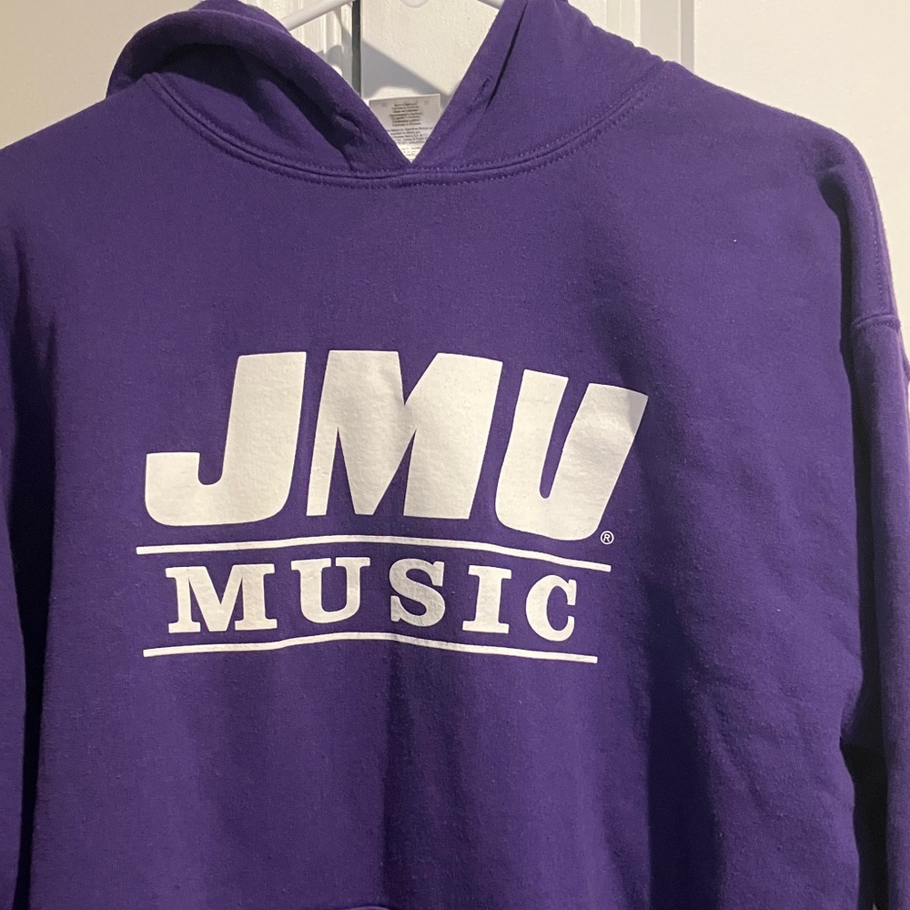 Gildan Heavy Blend JMU Music Hoodie - Picture 2 of 7